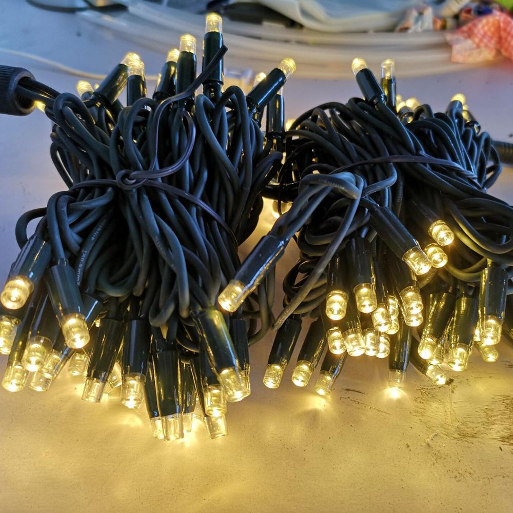 Outdoor LED rubber cable string